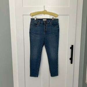 Madewell skinny crop jeans